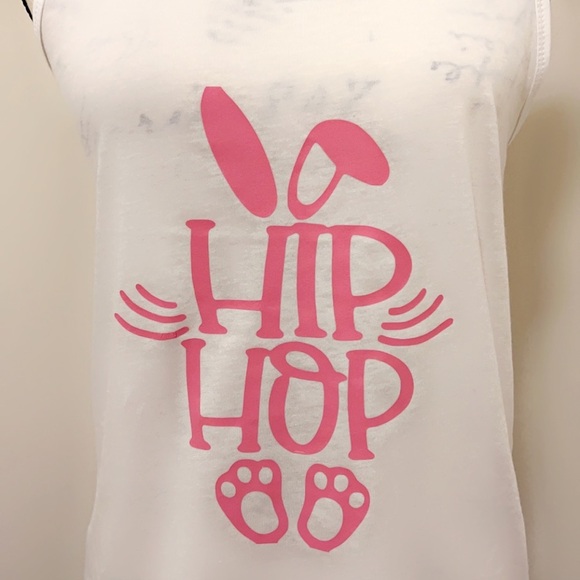 DolledUp- Easter Bunny Hip Hop Women’s Top - Picture 2 of 2